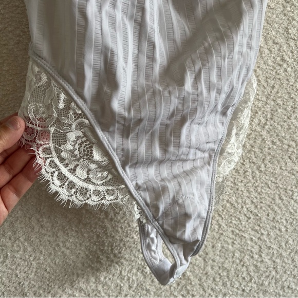 Gooseberry Intimates Women’s White Lace One Piece Lingerie‎ Bodysuit Size XS - Picture 8 of 14